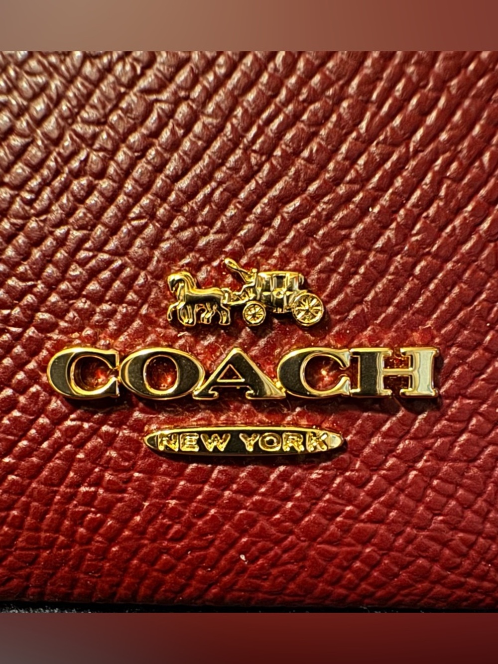 Coach F88250 Mini Skinni ID Case (Wine) - NWT - Picture 8 of 8